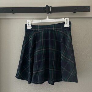 Plaid Mini Skirt